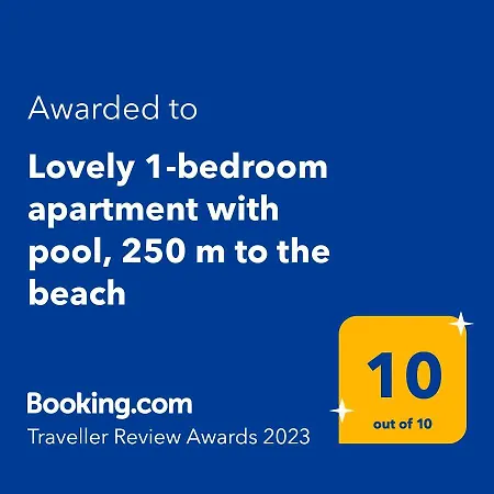 1-bedroom With Pool & Free Parking, 300 M To The Pomorie